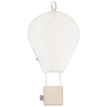 Montgolfière murale décorative en lin Beige+Pêche+Vert 2 - vertbaudet enfant 