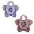Lot de 2 anneaux de dentition réfrigérants étoiles Rose 1 - vertbaudet enfant 