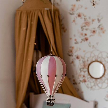 Montgolfière décorative - taille m Beige blanc+Beige et bleu+Eucalyptus+Rose / blanc+Rose mint 28 - vertbaudet enfant 