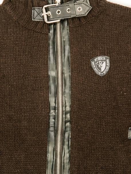 Gilet lutera garçon Marron+Noir 3 - vertbaudet enfant 