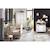 Commode 2 tiroirs 2 niches boutons étoile - oslo Blanc 3 - vertbaudet enfant 