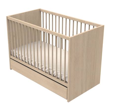 Tiroir de lit bébé - tokyo Marron 2 - vertbaudet enfant 