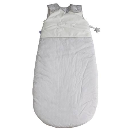 Gigoteuse bébé brodée en coton - celeste Blanc/gris+Gris/blanc 6 - vertbaudet enfant 