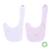Lot de 2 bavoirs en coton biologique dreams Rose - rayé 2 - vertbaudet enfant 