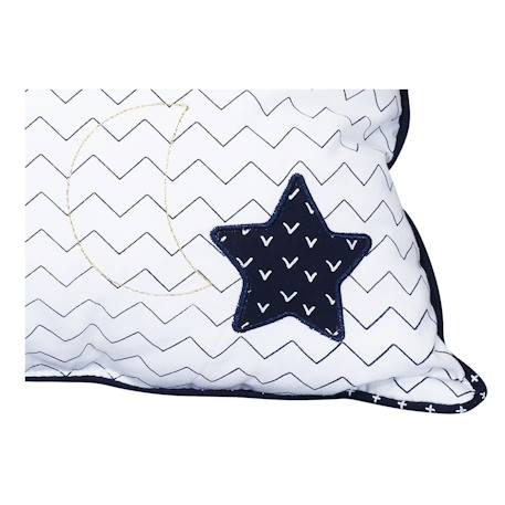 Coussin rectangulaire en coton - hello Blanc 2 - vertbaudet enfant 