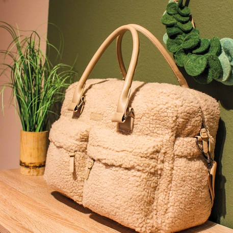 Sac à langer en sherpa Beige 5 - vertbaudet enfant 