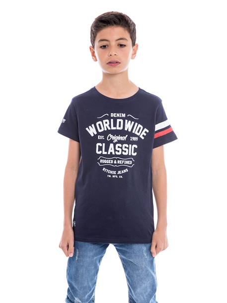 Garçon-T-shirt col rond nolero garçon
