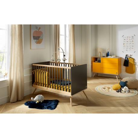 Lit évolutif - boreale Bleu+Gris+Orange 10 - vertbaudet enfant 