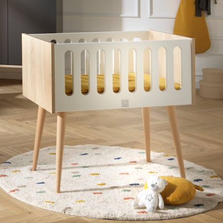 Berceau bébé rectangulaire - eclipse Blanc+Bleu+Gris+Orange+Vert 2 - vertbaudet enfant 