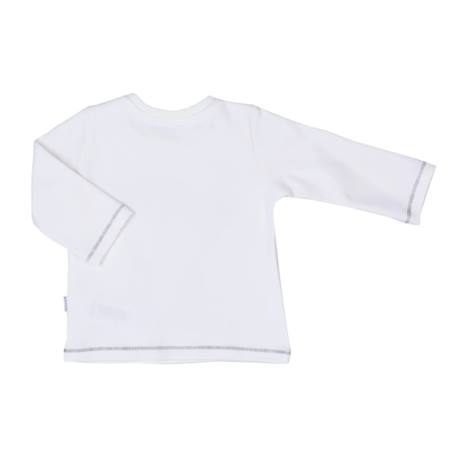 T-shirt à manches longues en coton bio Écru 3 - vertbaudet enfant 