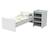 Lit combiné évolutif en bois - first Blanc+Blanc/marron 2 - vertbaudet enfant 