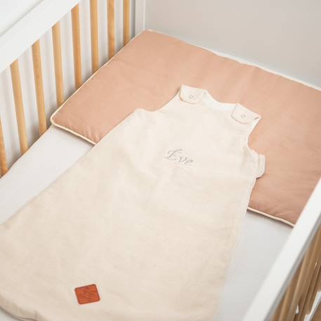 Gigoteuse été en lin lavé - tog 1 Beige+Écru+Vert de gris 3 - vertbaudet enfant 