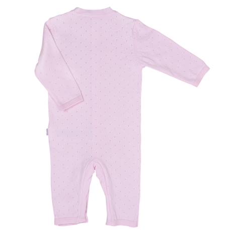 Combinaison bébé en tricot de coton bio Bleu+Écru+Natural+Rose 15 - vertbaudet enfant 