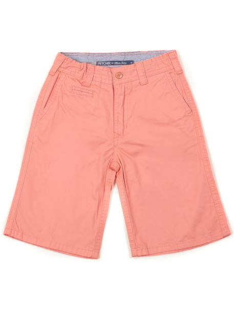 Bermuda chino bagoo garçon Rouge clair 1 - vertbaudet enfant 