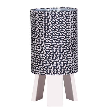 Lampe de chevet avec pied en coton marine - miss fleur de lune Bleu marine 1 - vertbaudet enfant 