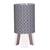 Lampe de chevet avec pied en coton marine - miss fleur de lune Bleu marine 1 - vertbaudet enfant 
