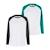 T-shirts coton Blanc / noir / vert 1 - vertbaudet enfant 