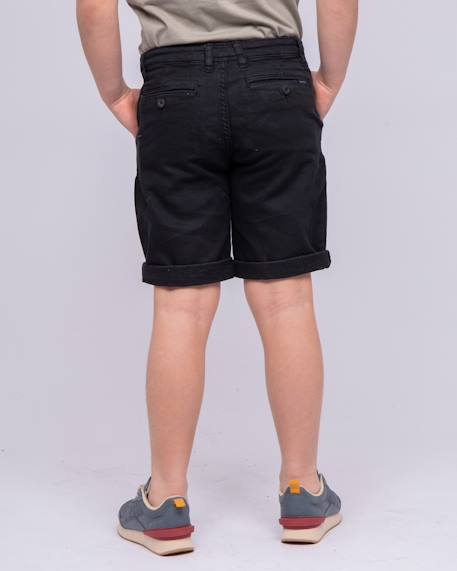 Bermuda chino bavolta garçon Beige+Bleu marine+Cognac+Marron+Noir+Rouge framboise 17 - vertbaudet enfant 
