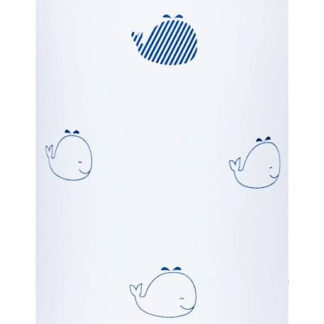 Lampe de chevet en coton - blue baleine Blanc 2 - vertbaudet enfant 