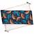 Tour de lit universel wax fleurs de mariage Bleu+Rouge 1 - vertbaudet enfant 