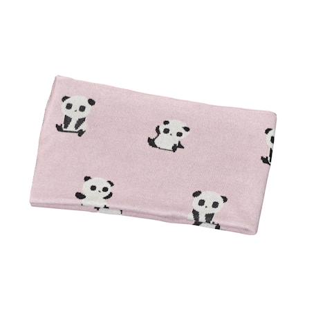 Couverture maille en coton - chao chao Bleu+Rose 5 - vertbaudet enfant 