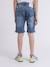 Bermuda en jean bloopy garçon Bleu clair+Bleu foncé 2 - vertbaudet enfant 