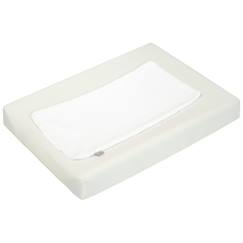 Puériculture-Matelas, accessoires de lange-Housse de matelas à langer + éponge bambou jeanne