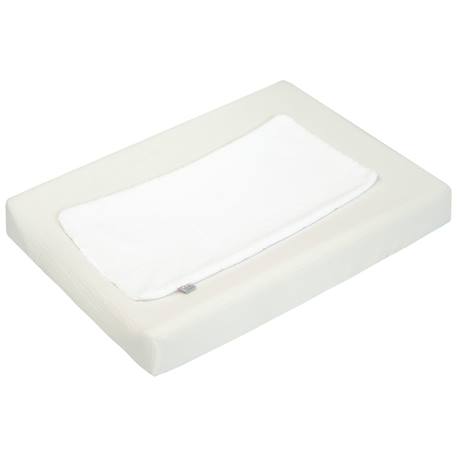 Housse de matelas à langer + éponge bambou jeanne Beige+Blanc+Bleu+Camel+Écru+Gris clair+Rose+Terracotta+Vert de gris 13 - vertbaudet enfant 