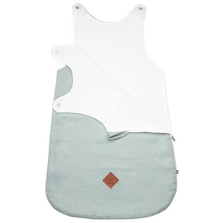 Gigoteuse été en lin lavé - tog 1 Beige+Écru+Vert de gris 9 - vertbaudet enfant 