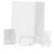 Matelas à langer en coton - lily Blanc/bleu+Blanc/gris+Blanc/rose 7 - vertbaudet enfant 