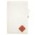 Protège carnet de santé en lin Beige+Écru+Pêche+Vert de gris 6 - vertbaudet enfant 