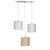 Suspension lumineuse trio plafonnier en coton - timouki Beige 1 - vertbaudet enfant 