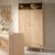 Armoire 2 portes et 1 niche - access Marron+Marron/blanc 4 - vertbaudet enfant 