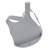 Bavoir récupérateur en silicone Gris+Rose 1 - vertbaudet enfant 