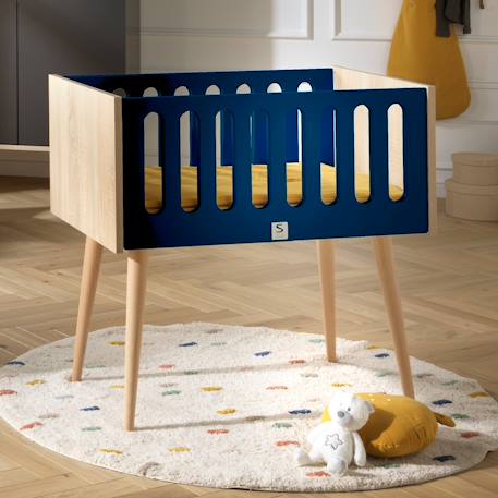 Berceau bébé rectangulaire - eclipse Blanc+Bleu+Gris+Orange+Vert 8 - vertbaudet enfant 