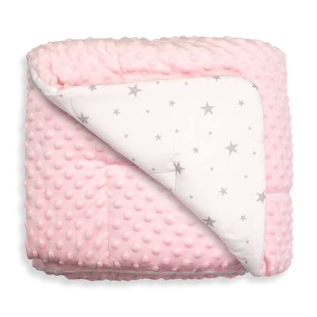 Couverture réversible et ultra douce stella Bleu+Camel+Écru+Gris+Rose+Vert 17 - vertbaudet enfant 