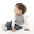 Bavoir récupérateur en silicone Gris+Rose 3 - vertbaudet enfant 