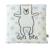 Taie de coussin en coton biologique Bleu, chaton+Écru, ourson+Gris, dino+Gris, renard+Gris, singe+Gris, toucan+Noir, chien+Rose, chat 7 - vertbaudet enfant 