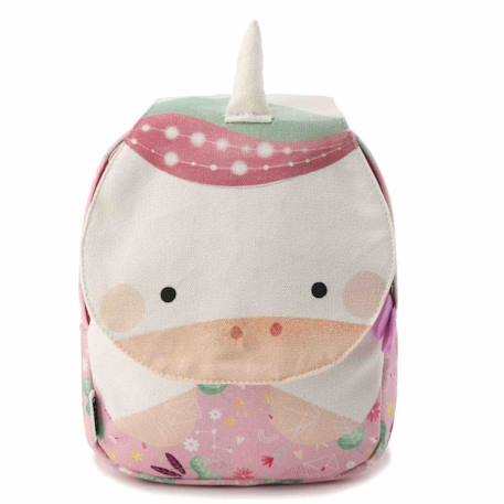 Sac à dos maternelle et crèche animaux Jaune+Orange+Rose 13 - vertbaudet enfant 