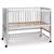 Lit bébé cododo évolutif  hajo en bois Blanc+Natural 5 - vertbaudet enfant 