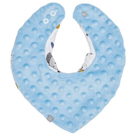Bavoir bandana cache-cou réversible eskimo Bleu 2 - vertbaudet enfant 