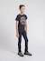 T-shirt col rond pur coton jocoby garçon Bleu marine+Gris+Kaki 4 - vertbaudet enfant 