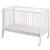 Lit pour enfant à barreaux pliable  avec matelas Blanc+Bois naturel 1 - vertbaudet enfant 