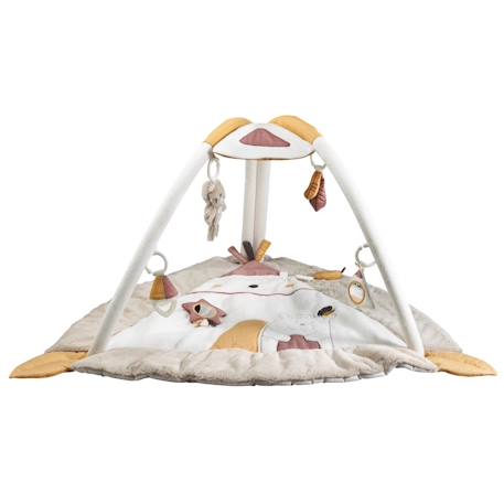 Tapis d'éveil bébé tipi en polyester - timouki Beige 1 - vertbaudet enfant 