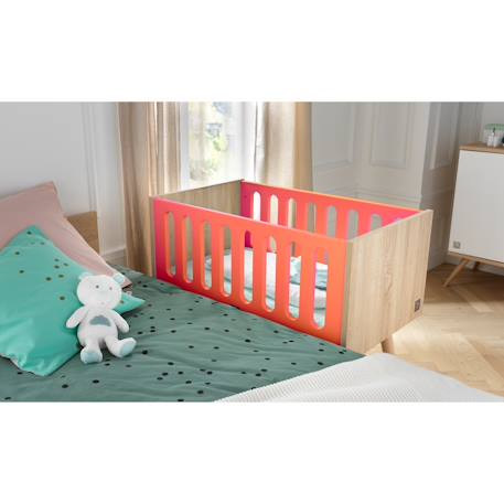 Berceau bébé rectangulaire - eclipse Blanc+Bleu+Gris+Orange+Vert 16 - vertbaudet enfant 