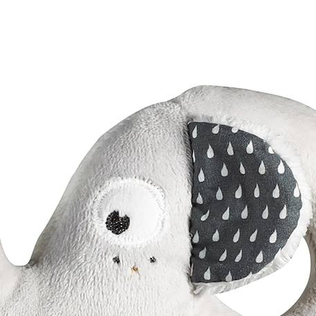 Hochet eléphant en velours - babyfan Gris 3 - vertbaudet enfant 