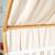 Ciel de lit cabane toile en gaze de coton jeanne 420 x 130 cm Beige+Blanc+Bleu+Camel+Écru+Gris clair+Marron+Rose+Terracotta+Vert de gris 2 - vertbaudet enfant 