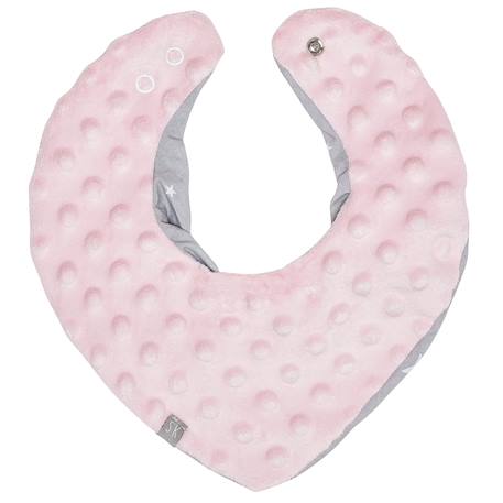 Bavoir bandana cache-cou réversible stella Blanc / bleu+Blanc / ecru+Blanc / gris+Blanc / rose+Gris+Gris/bleu+Gris/rose 38 - vertbaudet enfant 
