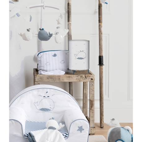 Luminaire en coton - blue baleine Blanc 2 - vertbaudet enfant 
