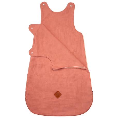 Gigoteuse d'été tog 0,5 en gaze de coton jeanne Beige+Blanc+Blanc à pois or+Bleu ciel+Camel+Écru+Gris clair+Rose+Terracotta+Vert de gris 36 - vertbaudet enfant 